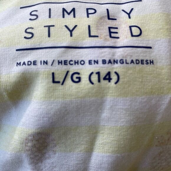 Simply Styled 2 Girls Sleeveless‎ Pineapple Print Dress Size L 14 NWT Summer - Picture 6 of 8